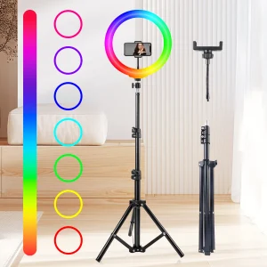 10 Inch RGB Ring Light with Tripod