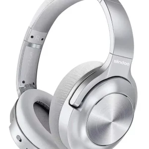 Active Noise Cancelling Wireless Headphones Over Ear with Mic